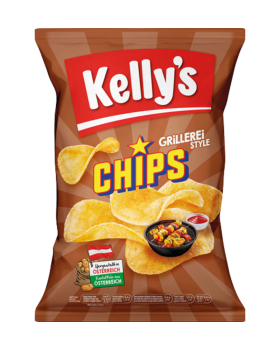 Kellys Chips Grillerei Style, 150g